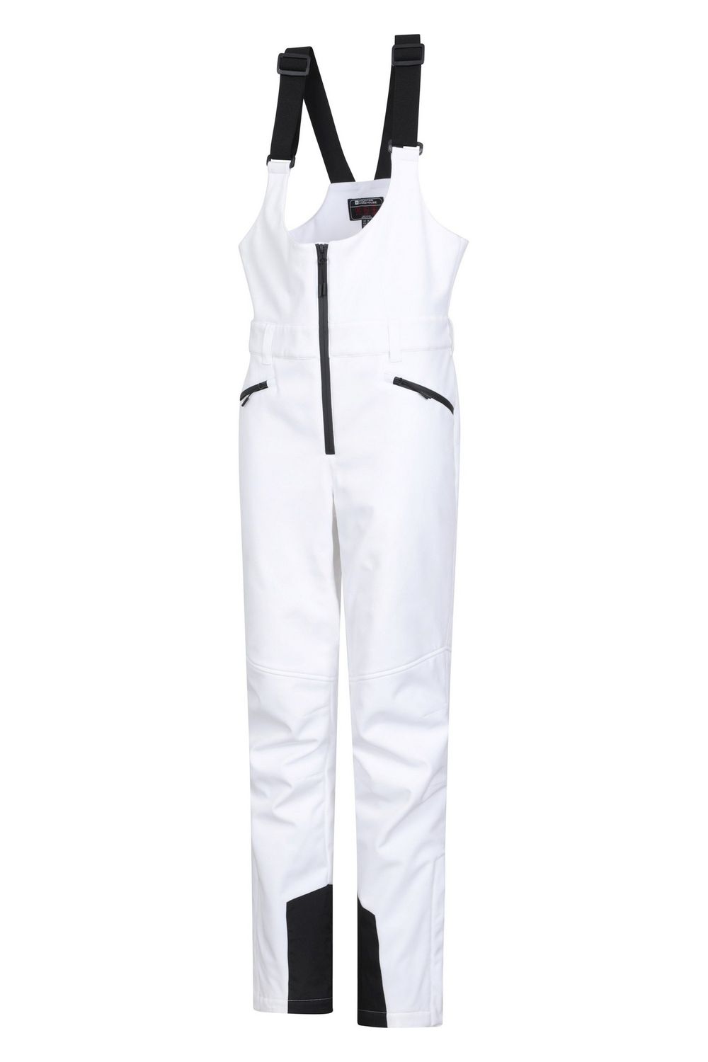 White RECCO Bibbed Ski Trousers, Image 4 of 4