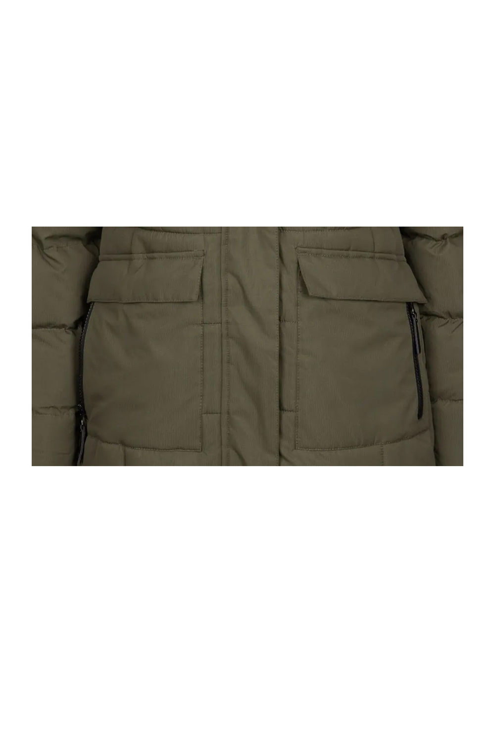 Dark Green Sasha Padded Jacket, Image 4 of 4