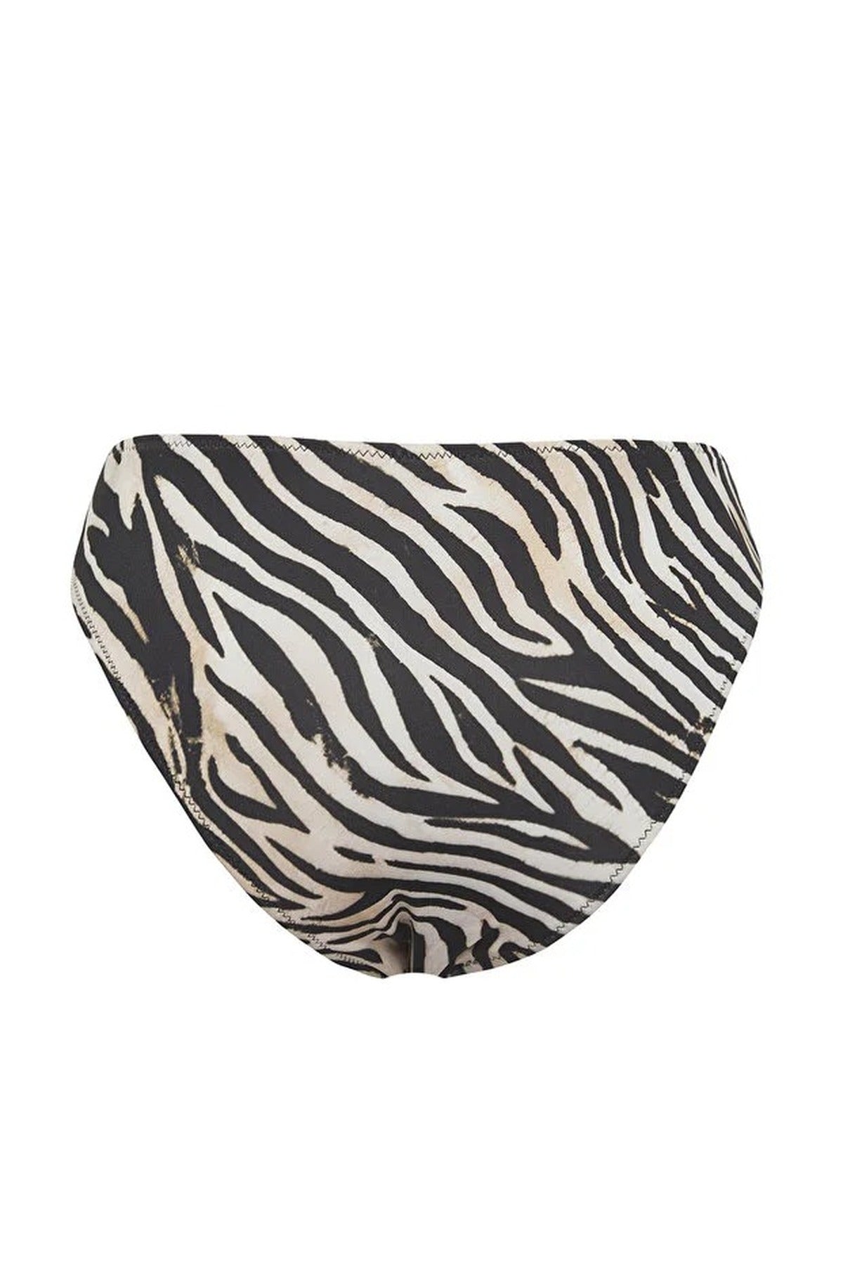 Multi Zebra Print Regular Waist Bikini Bottom with Minimal Clean Fit, Image 4 of 5