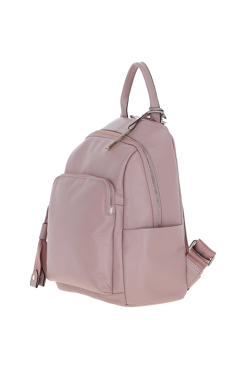 Pink 'Lusso Legato' Real Leather Backpack, Image 2 of 4