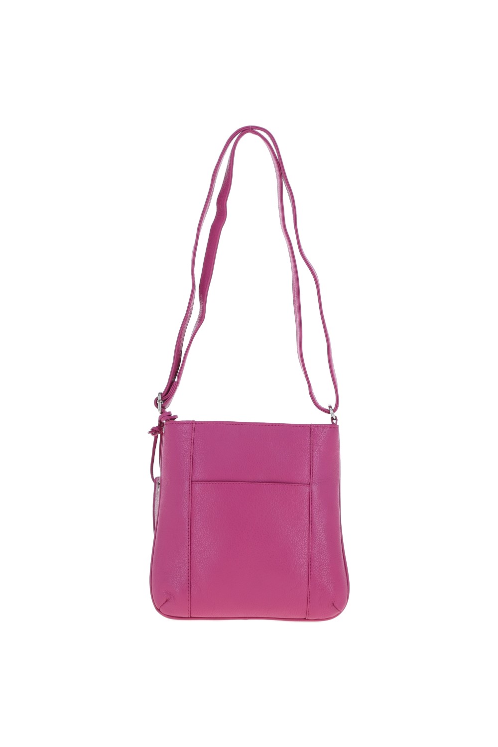 Raspberry 'Edinburgh' Real Leather Crossbody Bag, Image 4 of 4