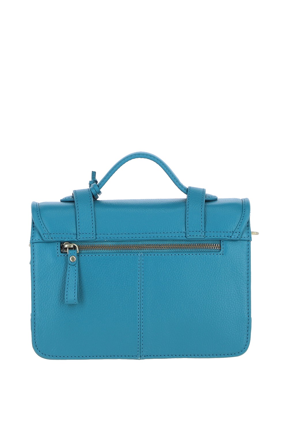 Turqouise Ashwood Leather Turqouise Stylish Real Leather Large Satchel Bag, Image 3 of 4