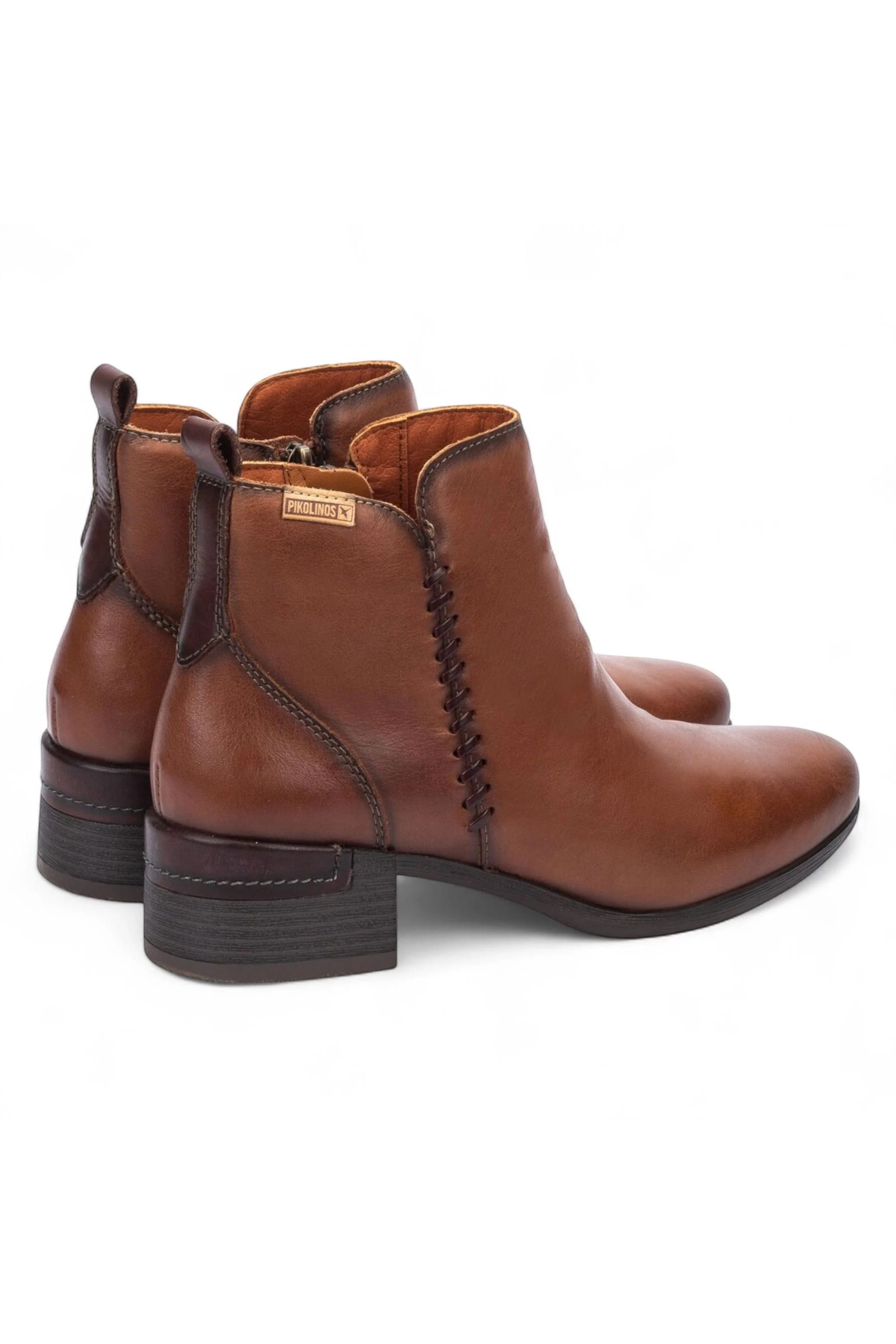 Brown Womens Everyday Ankle Heel Boots-W6W8950, Image 4 of 8