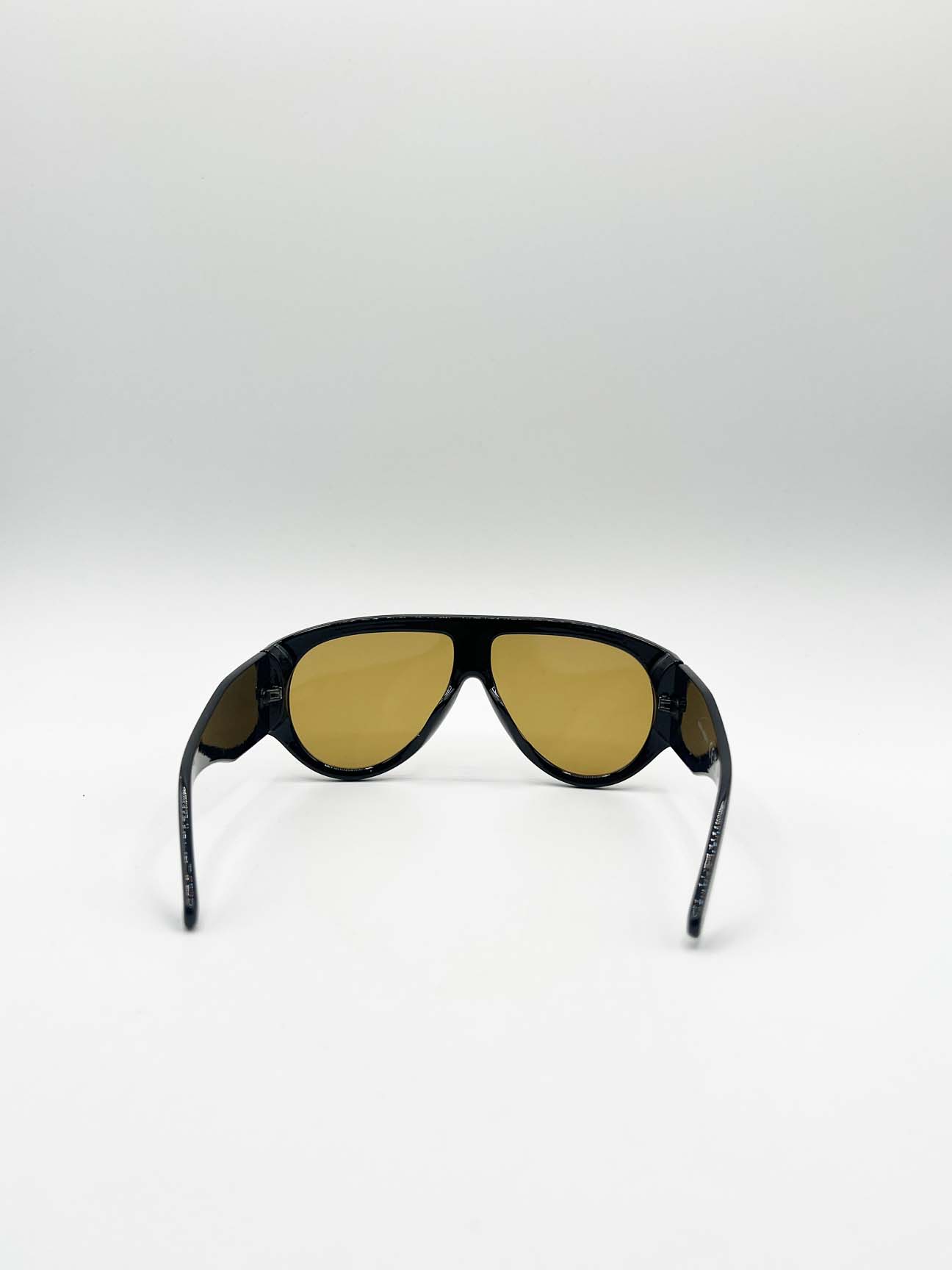 Orange Oversized Rounded Sunglasses, Image 6 of 6