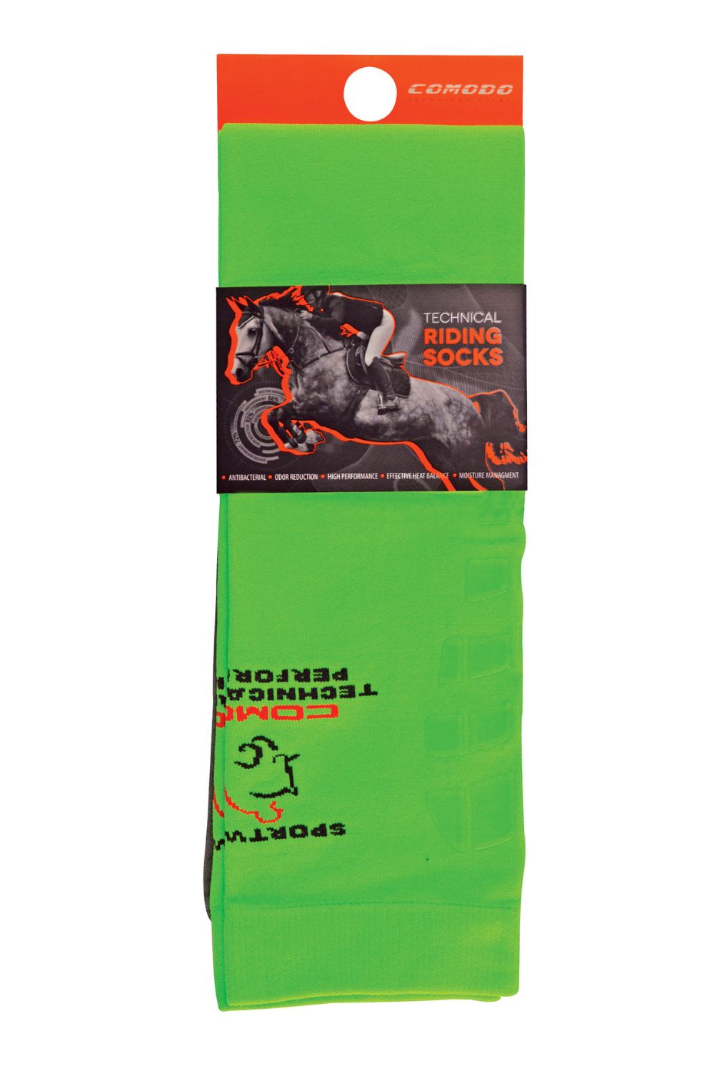 Green Knee High Horse Riding Socks, Image 2 of 3
