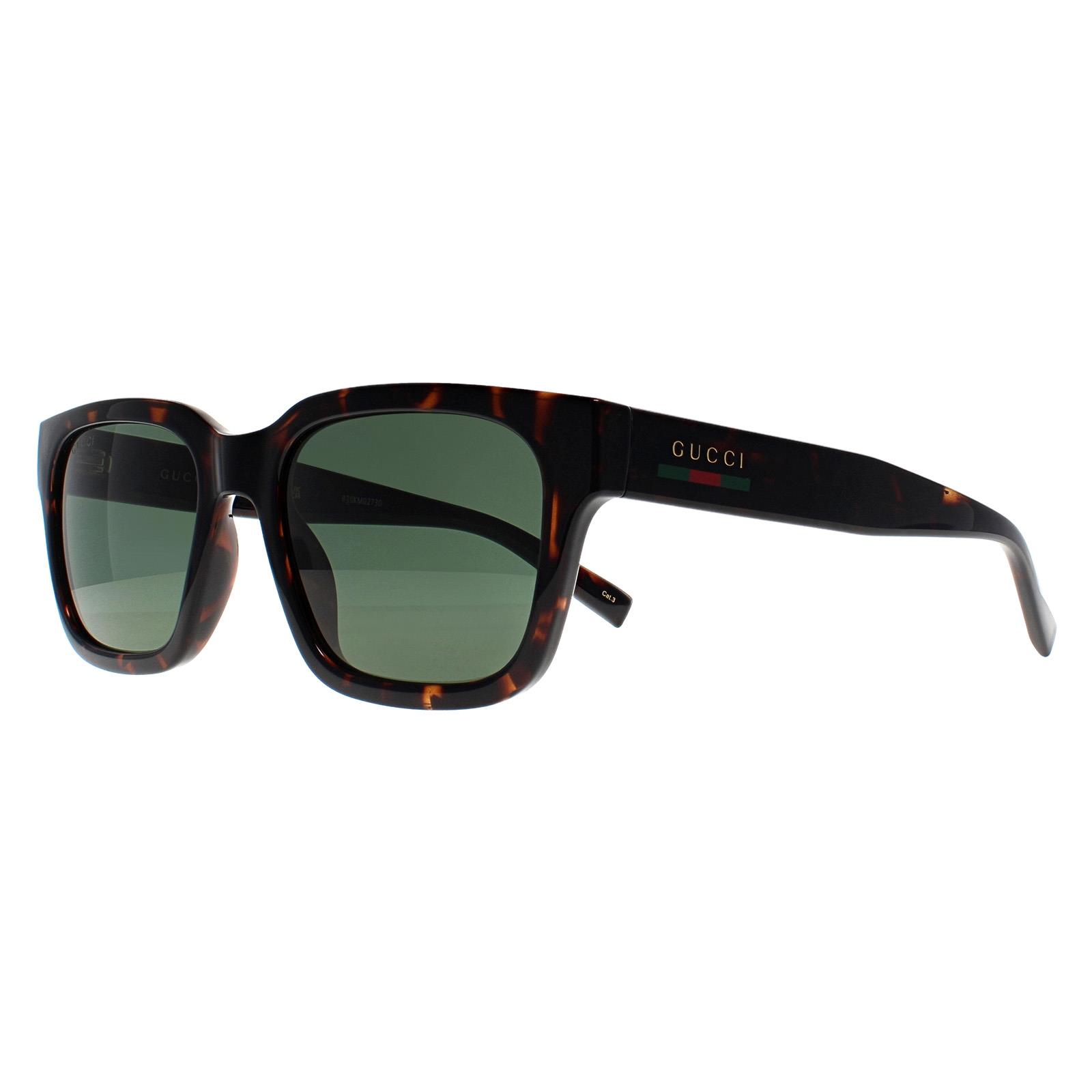 Brown Square Dark Havana Green GG1857S, Image 2 of 4