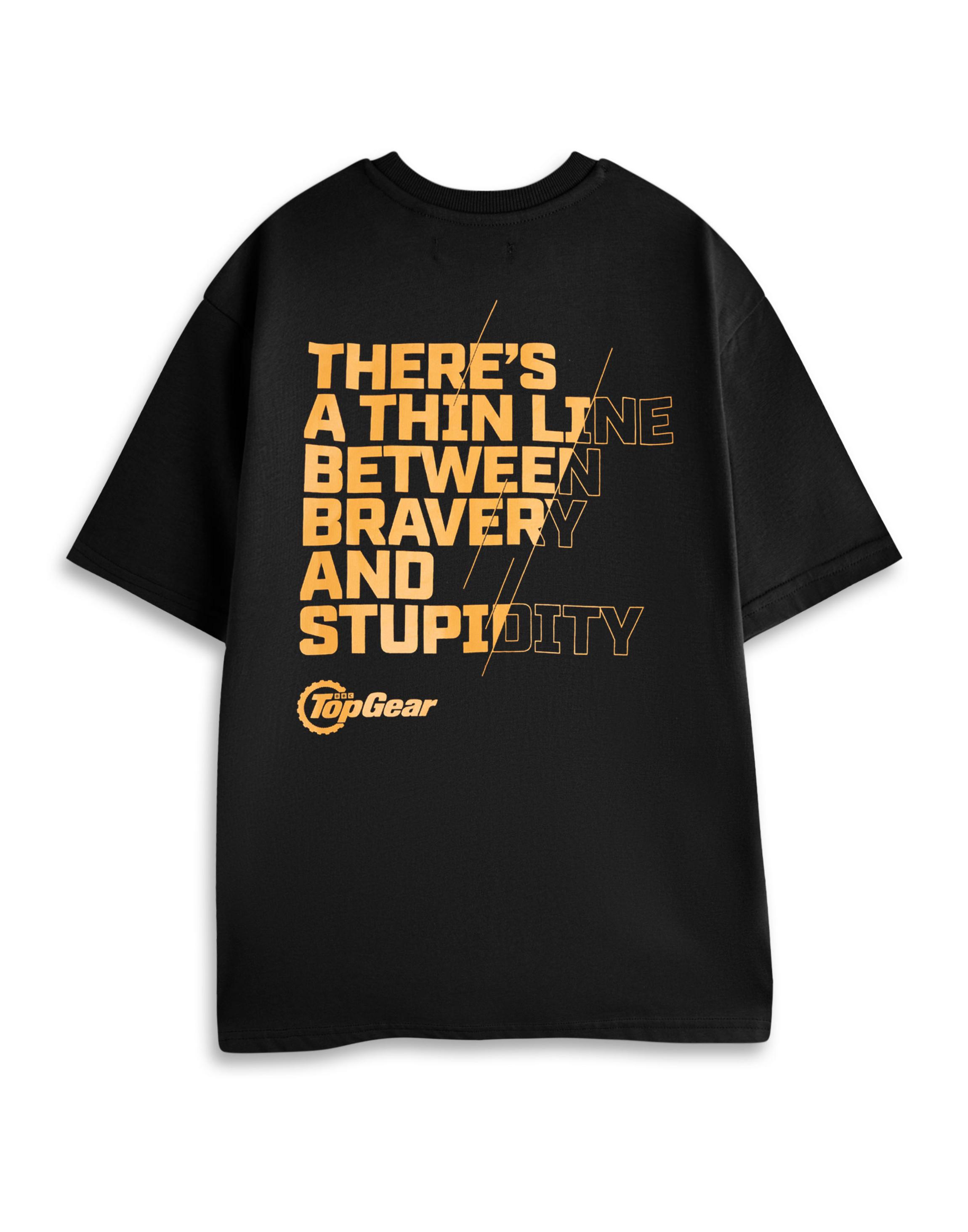 Black Top Gear Logo T-Shirt, Image 2 of 6
