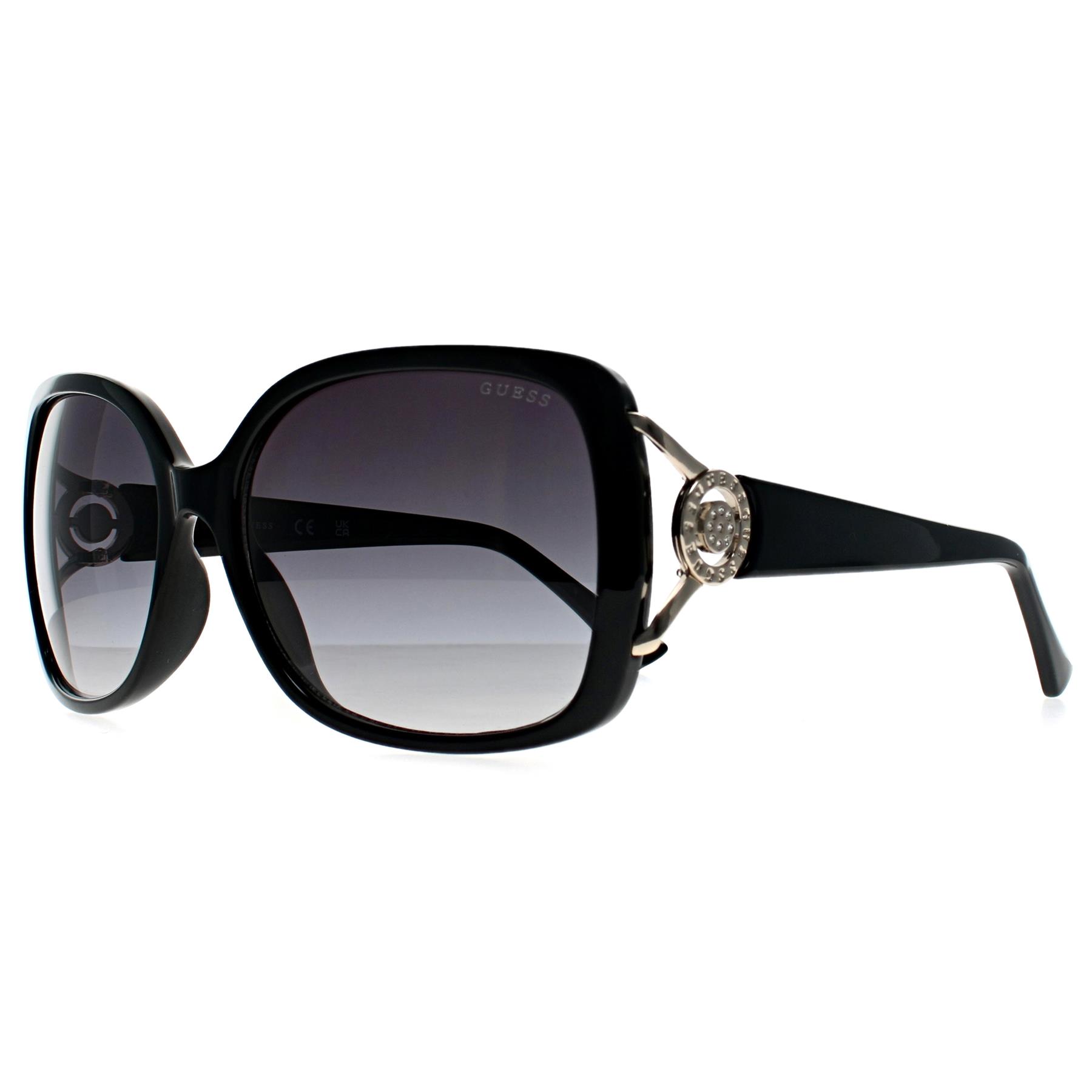 Black Guess Black Butterfly Shiny Black Grey Gradient GF6065, Image 2 of 3