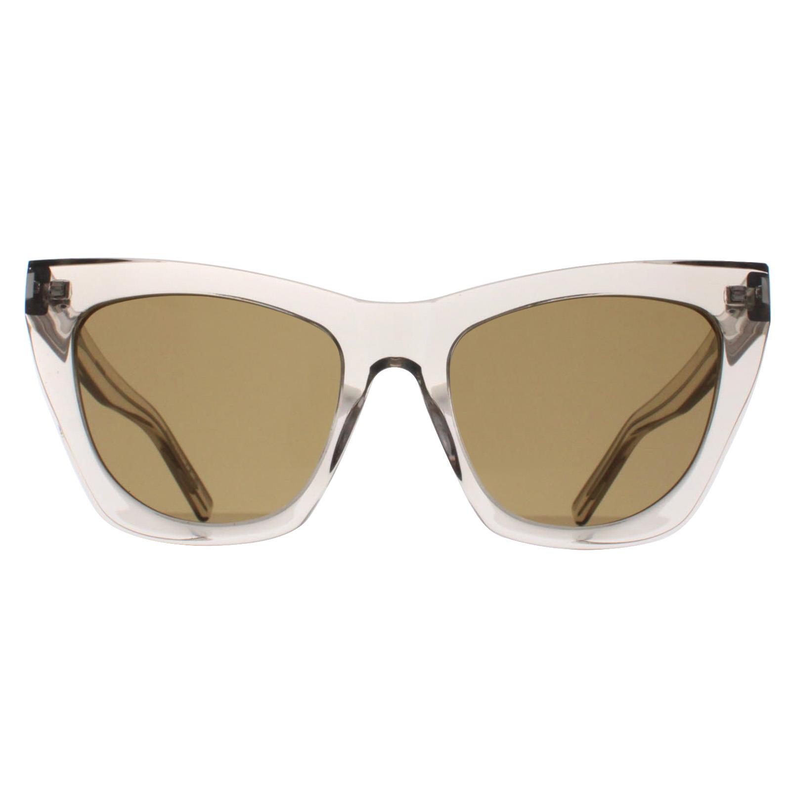 Beige Cat Eye Transparent Beige Brown SL214 Kate, Image 1 of 5