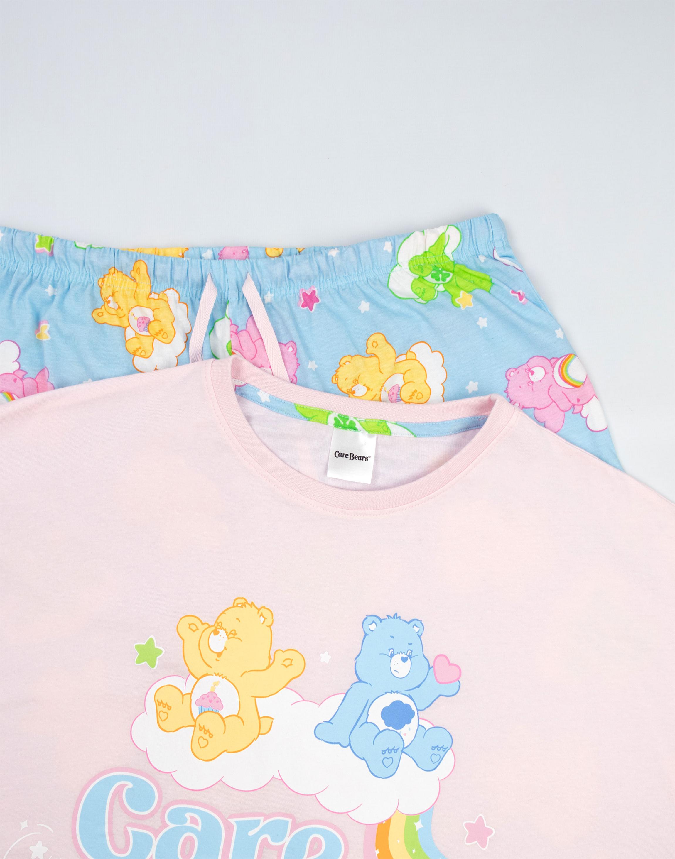 Pink Care Bears Character Pyjama Set, Image 3 of 6