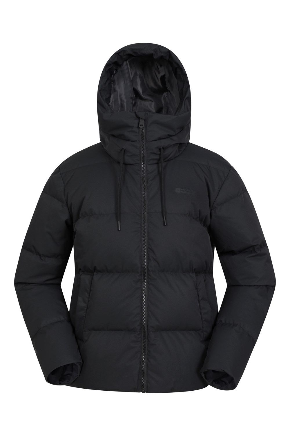 Black Cosy Extreme Short Down Jacket, Image 1 of 5