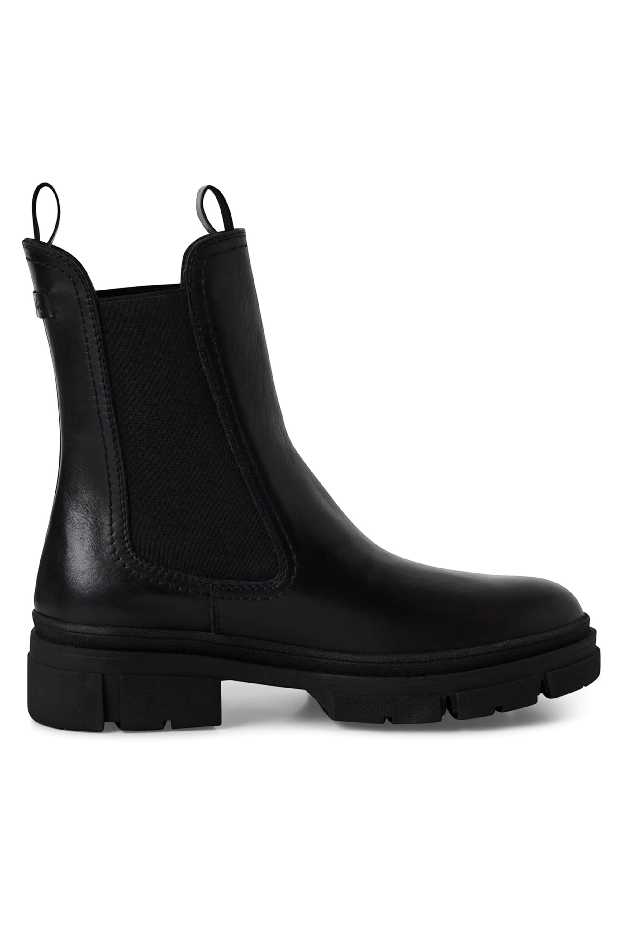 Black Tamaris Black Tamaris Womens Black High Chelsea Boots, Image 1 of 7