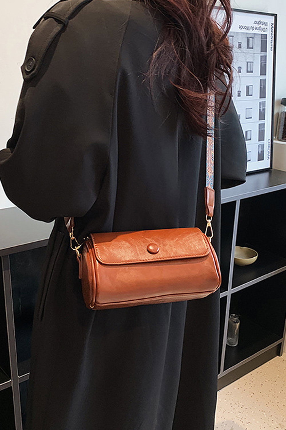 'Whitney' Structured Crossbody Handbag With Shoulder Strap, Image 2 of 5