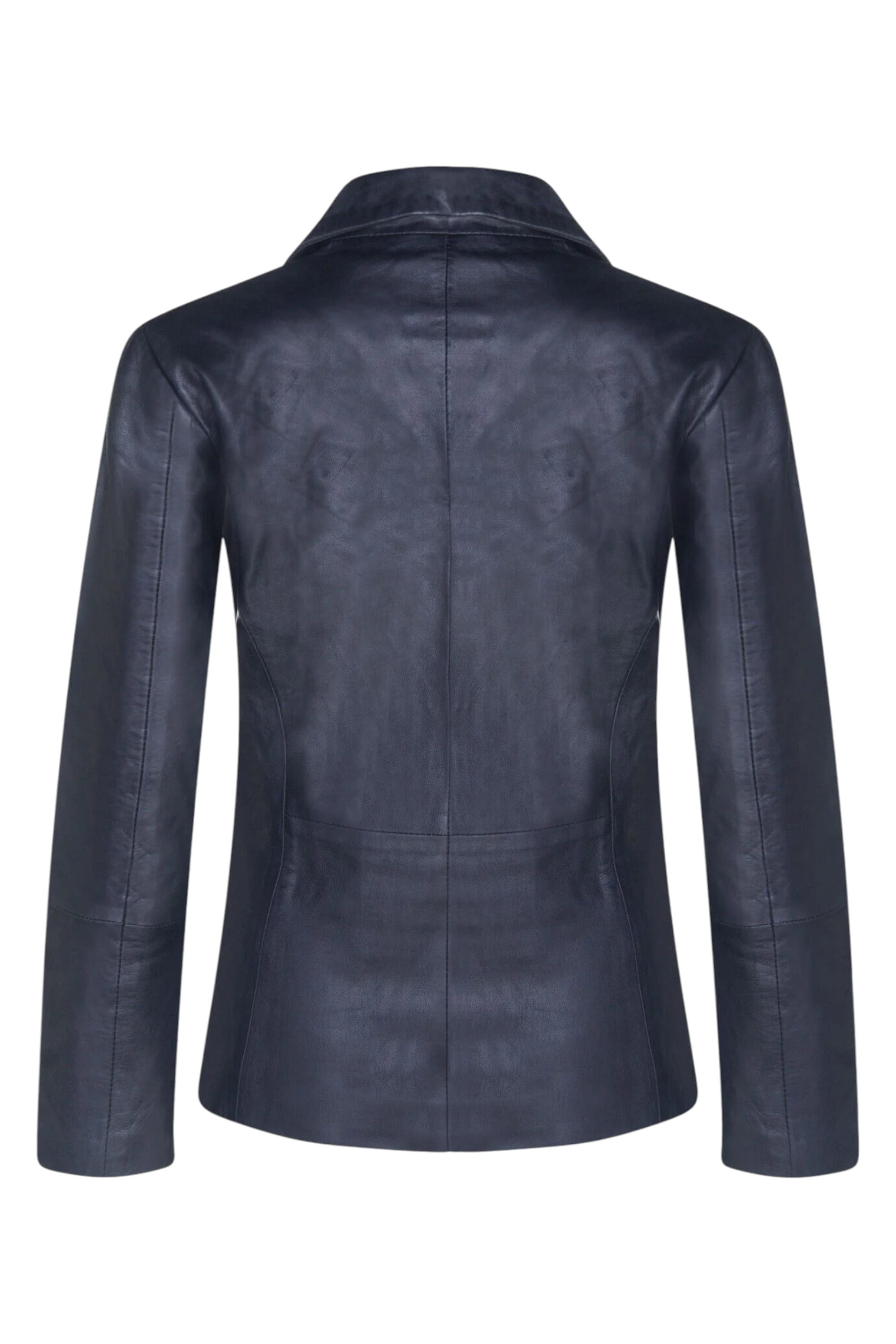 Black Soft Leather Blazer Jacket-Apeldoorn, Image 4 of 5