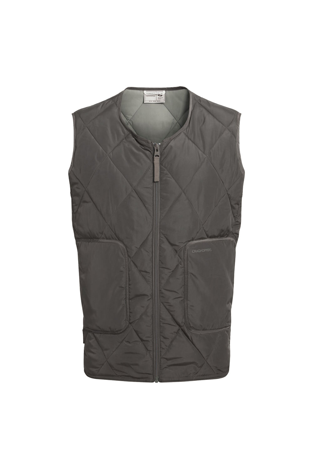 Dark Green National Trust Borage Body Warmer, Image 2 of 3