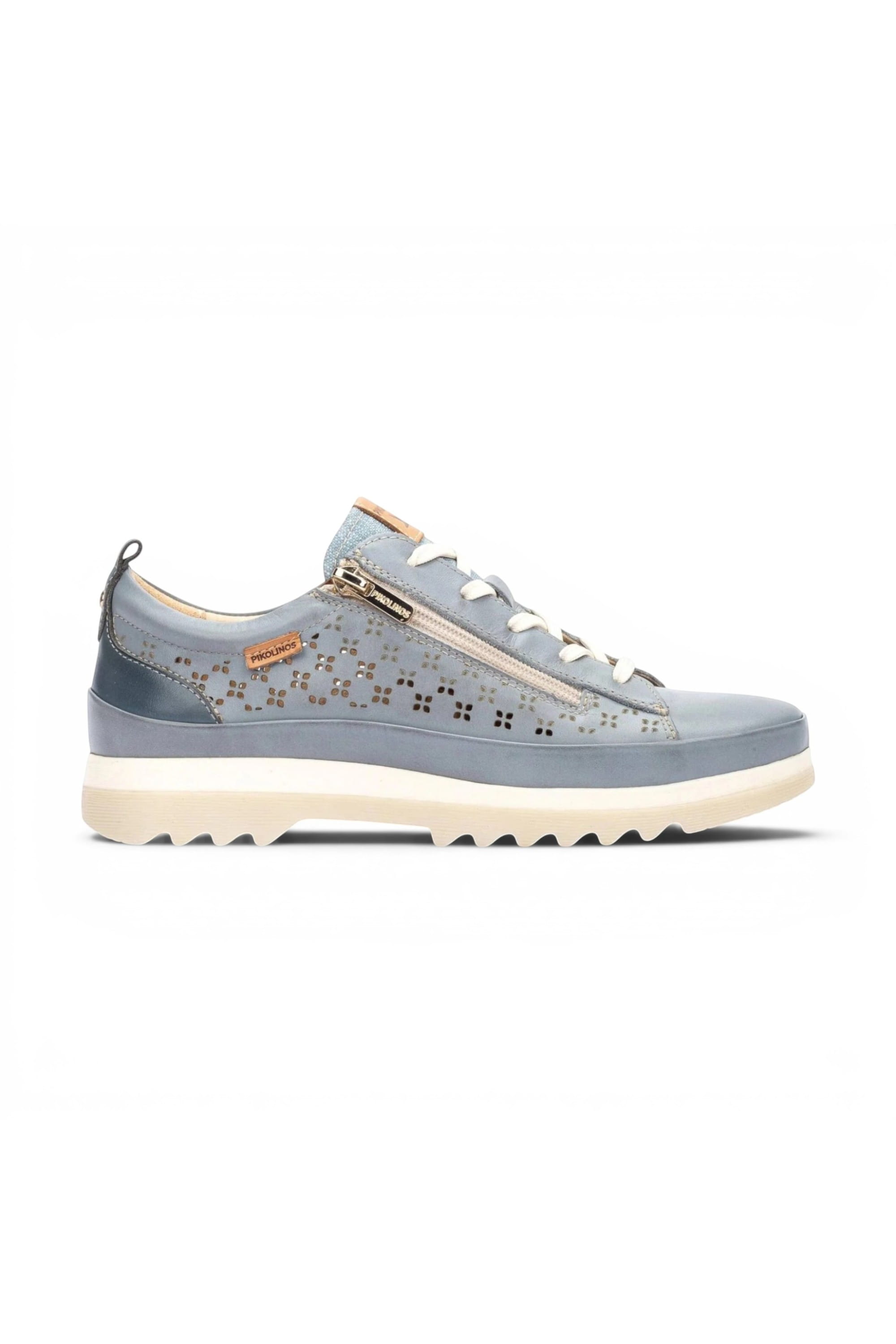Blue Womens Zip Trainer Sneaker W3W-6841C1, Image 1 of 6