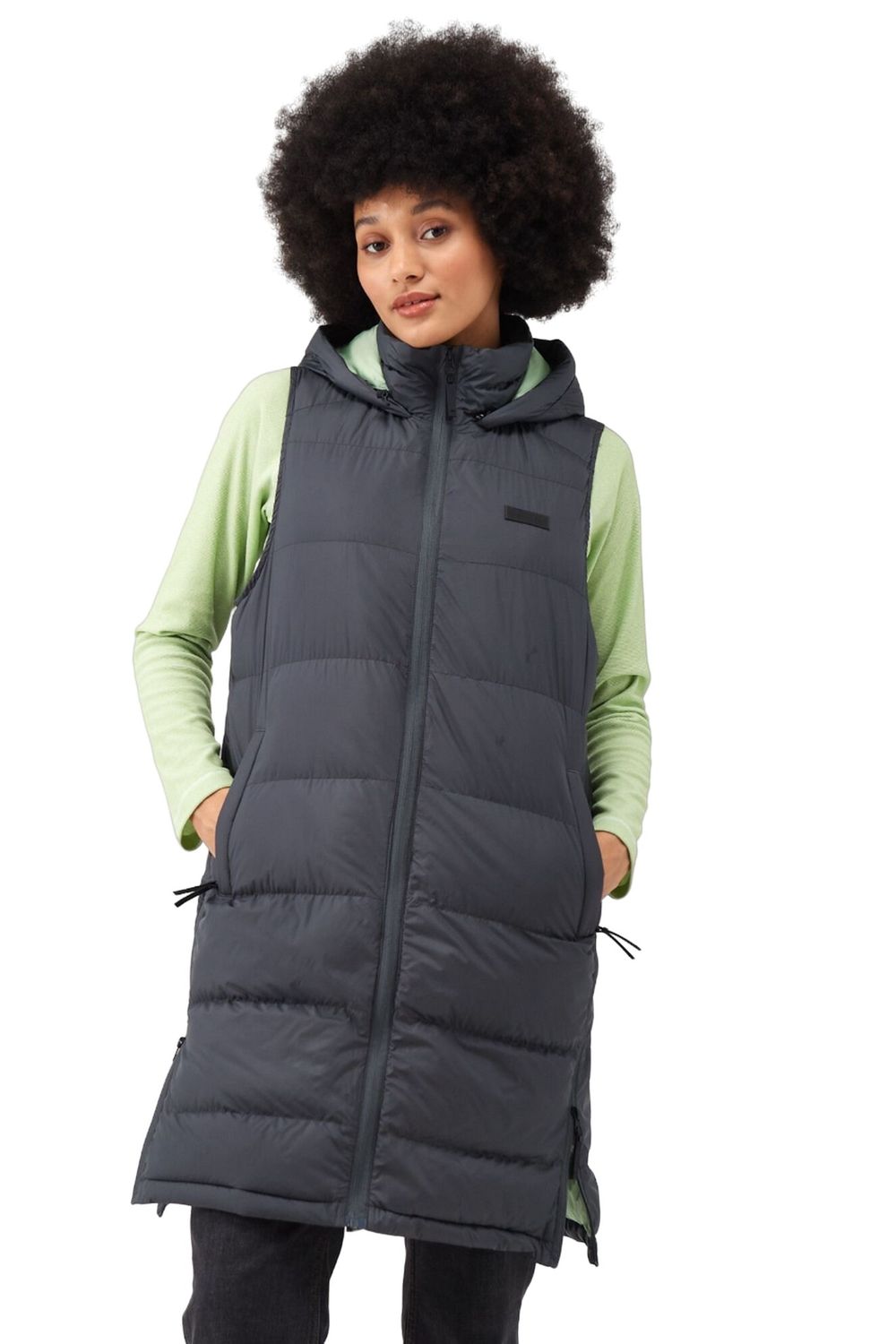 Multi Ganella Long Length Gilet, Image 3 of 5