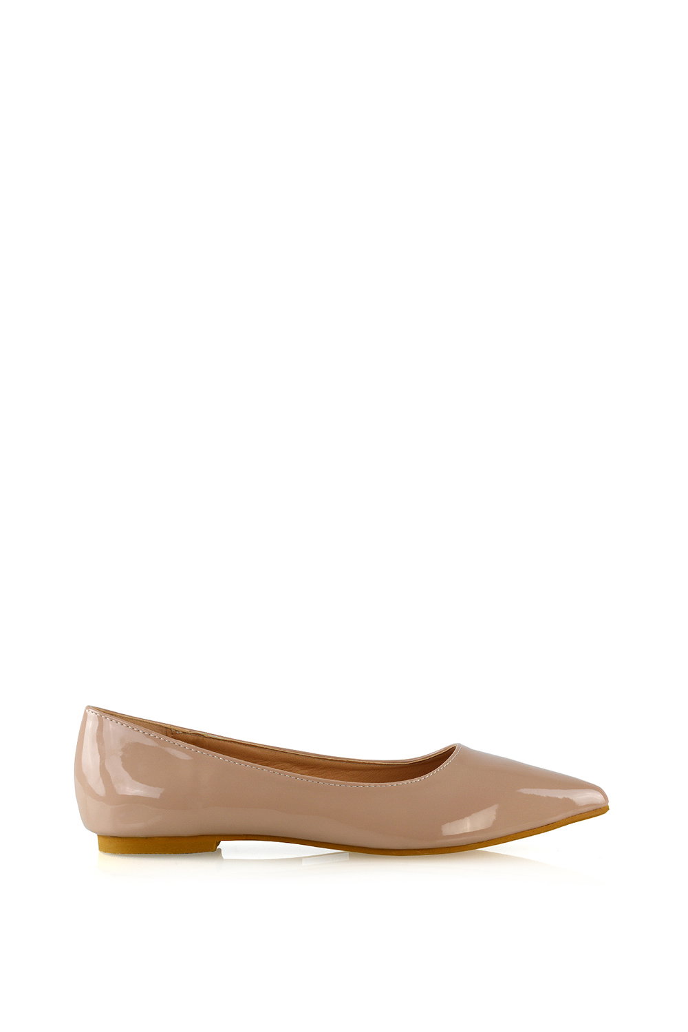 Black 'Cordelia' Slip On Pointed Toe Flat Ballerina Pump Shoes