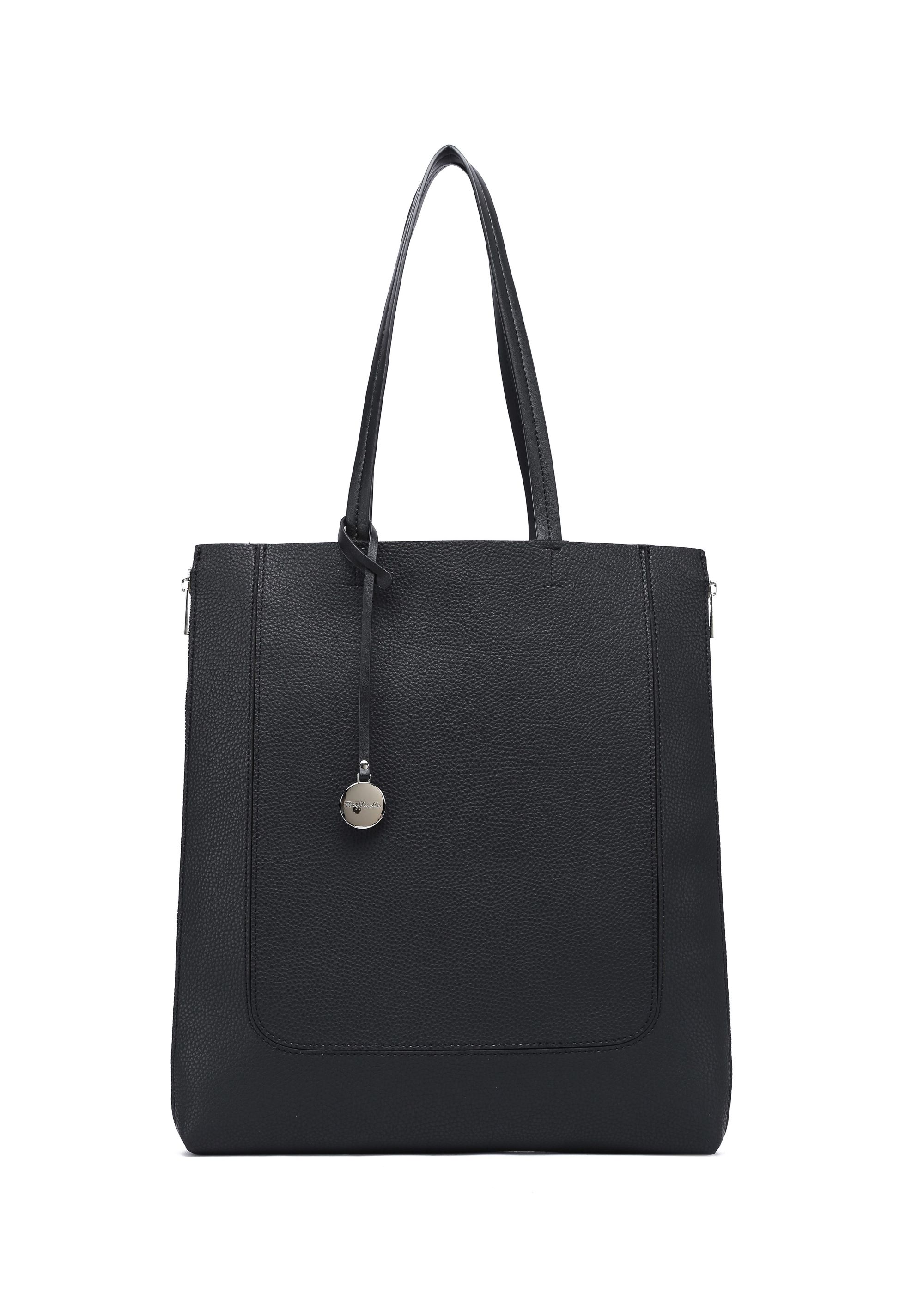 Black Raffaella Black Large Shopper Bag, Image 1 of 2