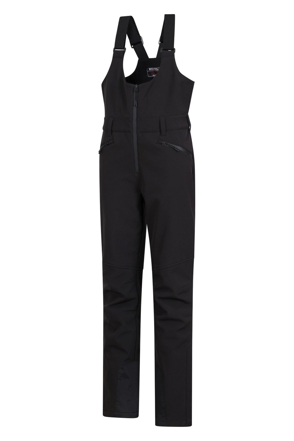 Black RECCO Bibbed Ski Trousers, Image 4 of 4