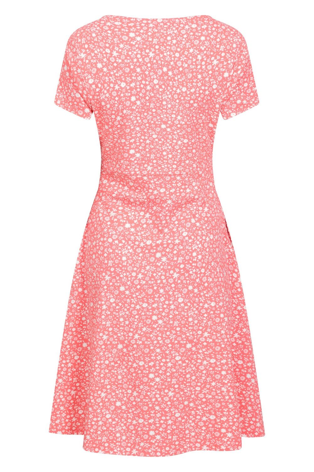 Red Orchid All Over Print UV Protection Dress, Image 2 of 4