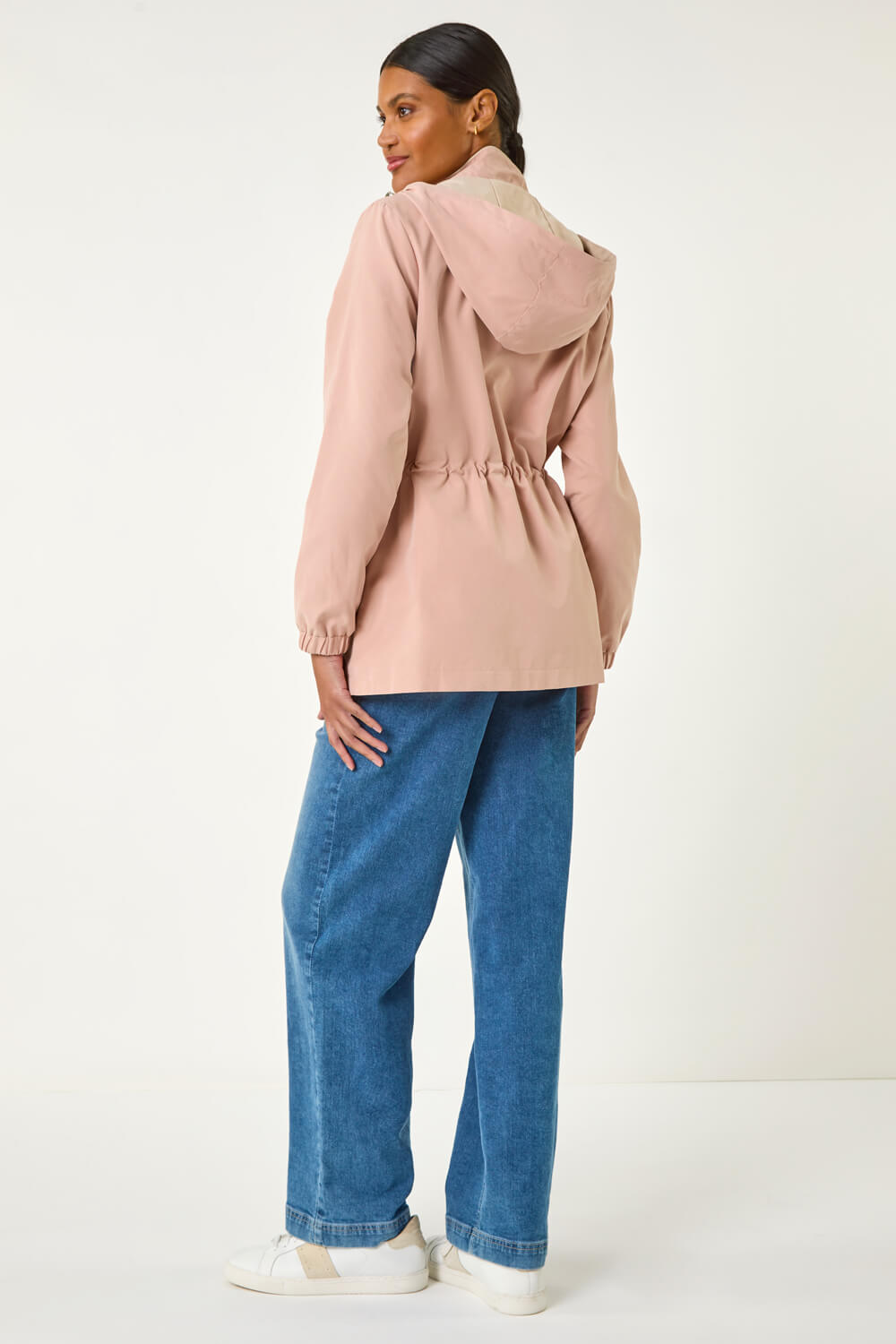 Light Pink Lightweight Hooded Jacket, Image 4 of 5
