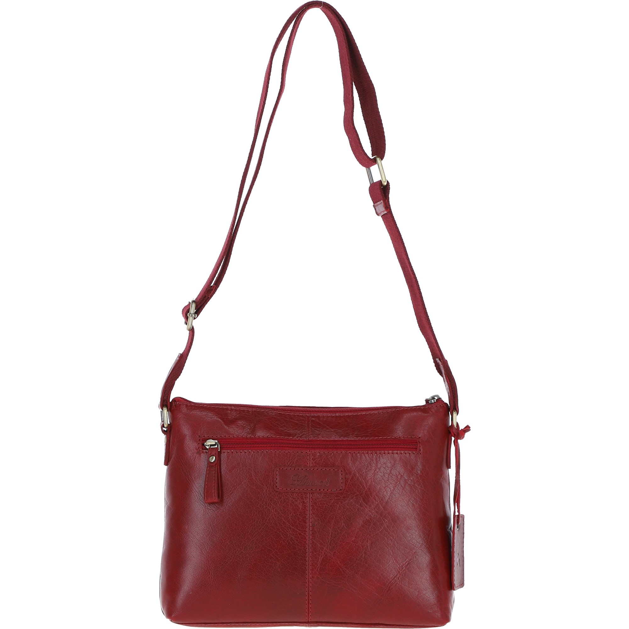 Red Exquisite Real Leather Cross Body Bag, Image 5 of 5