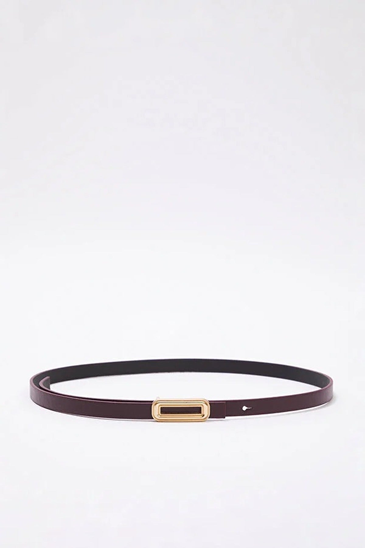 Multi WOVCOR Multi Double Pack Slim Rectangle Buckle Women’s Belt Set, Image 3 of 3