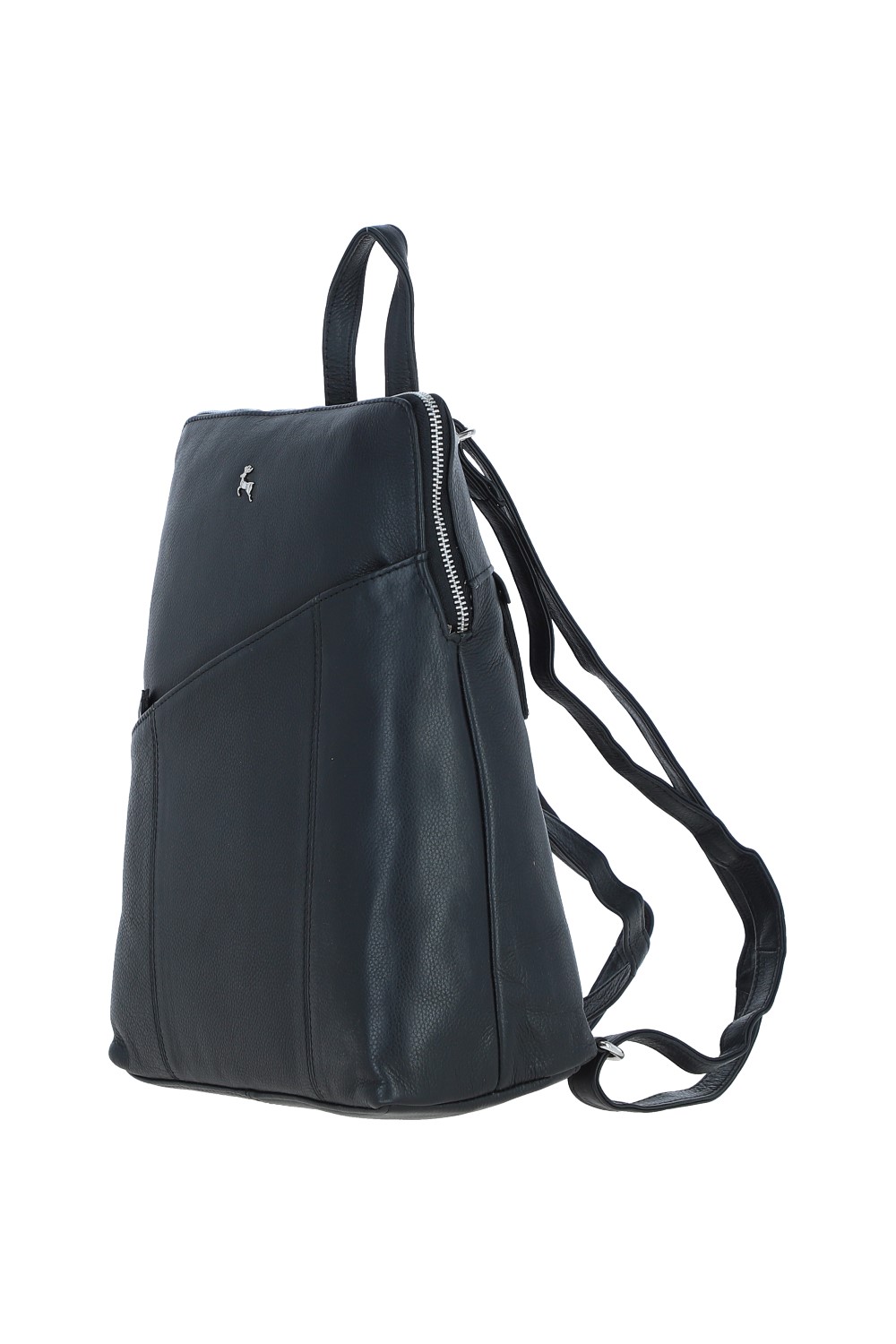 Black Ashwood Leather Black 'Westminster' Real Leather Backpack, Image 2 of 4