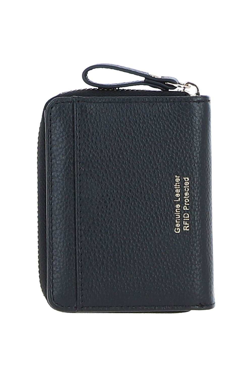 Black 'Sorellia' Real Leather Purse, Image 4 of 4