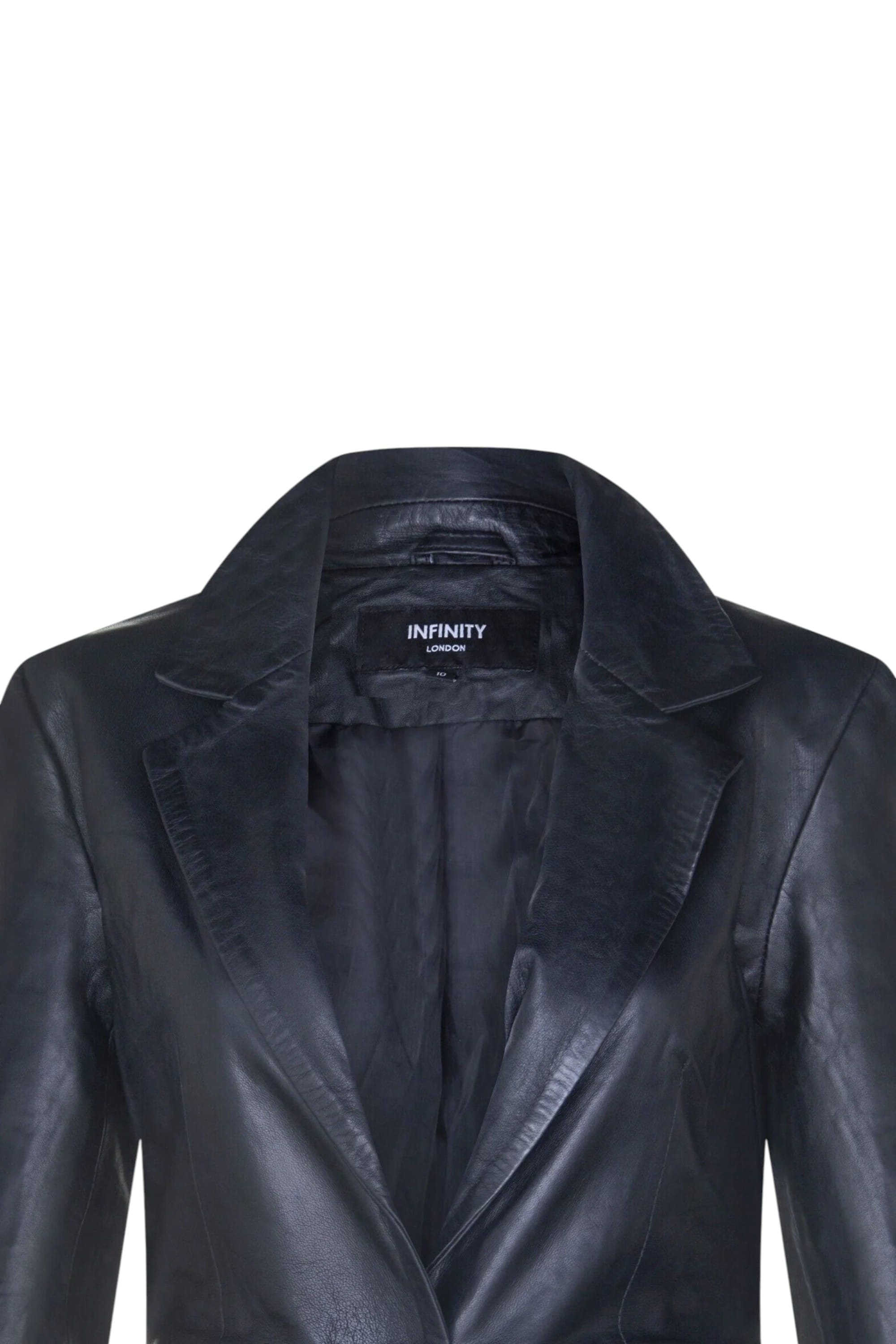 Black Soft Leather Blazer Jacket-Apeldoorn, Image 5 of 5