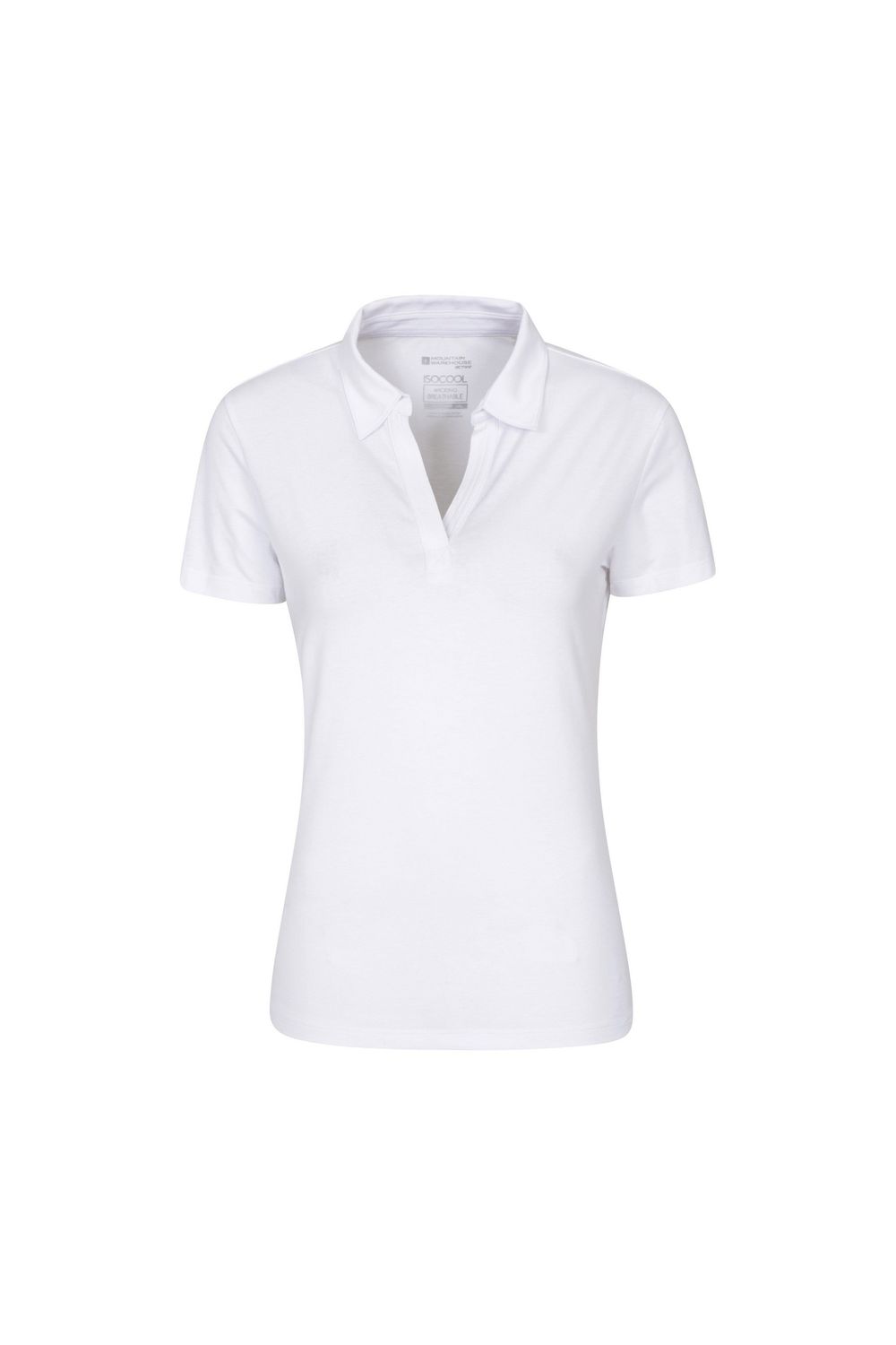 White UV Protection Polo Shirt, Image 1 of 4