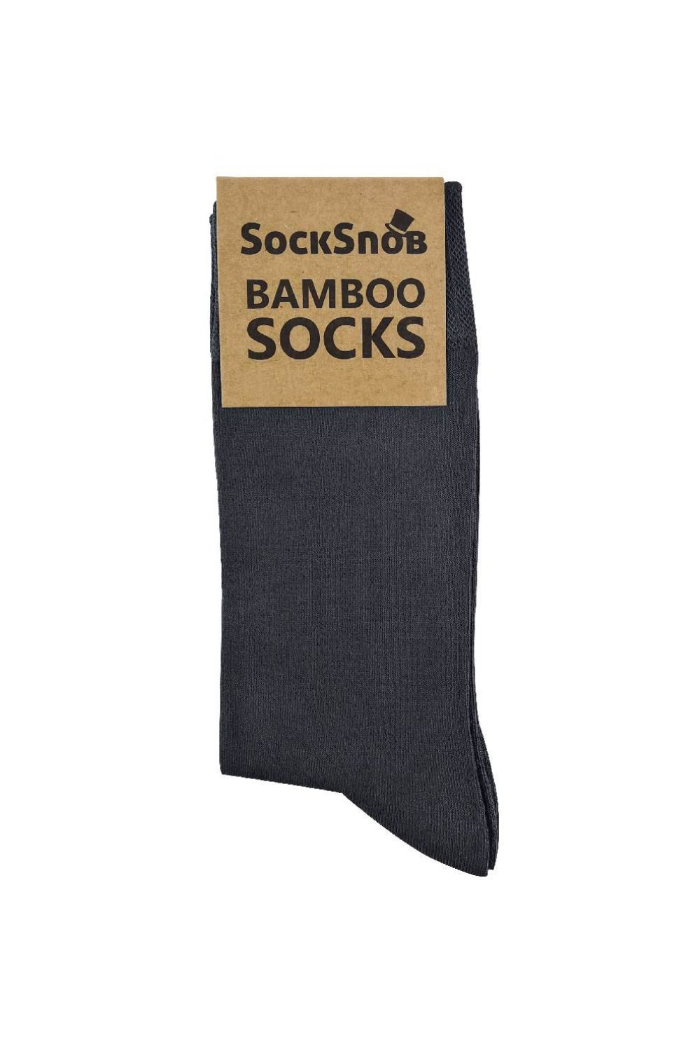 Grey 4 Pack Ladies Luxury Bamboo Crew Dress Socks, Image 2 of 4