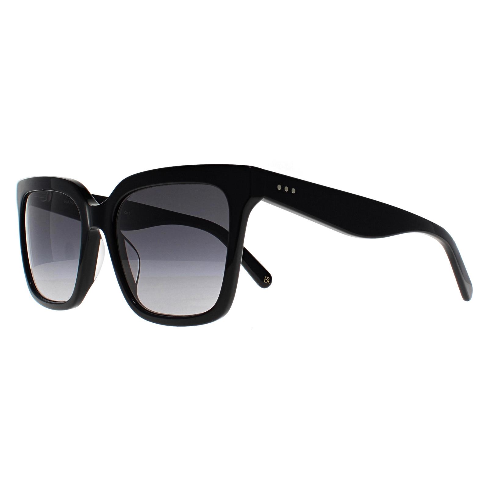 Black Banana Republic Black Square Black Dark Grey Gradient BR 3006/S, Image 2 of 4