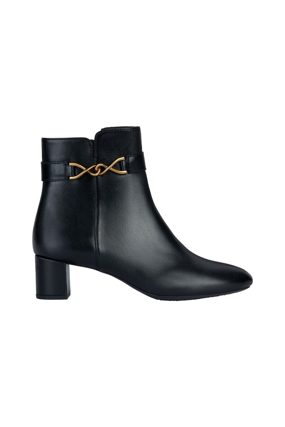 Black Pheby 50 Leather Ankle Boots, Image 3 of 5