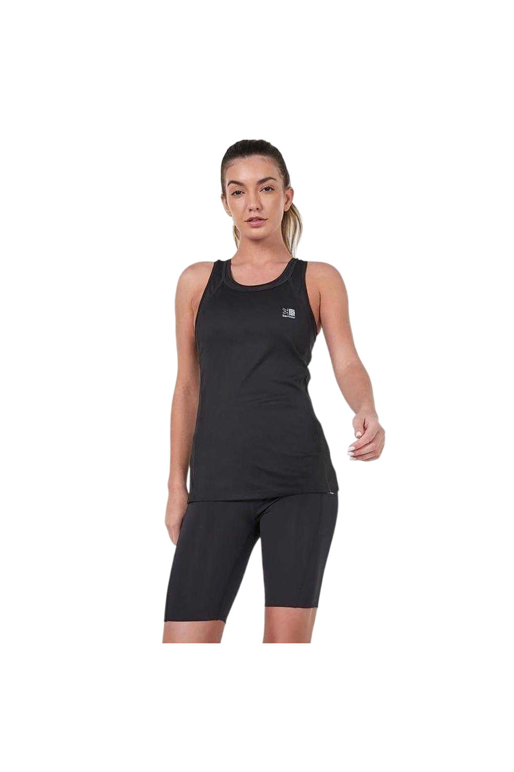 Black Running Vest Top