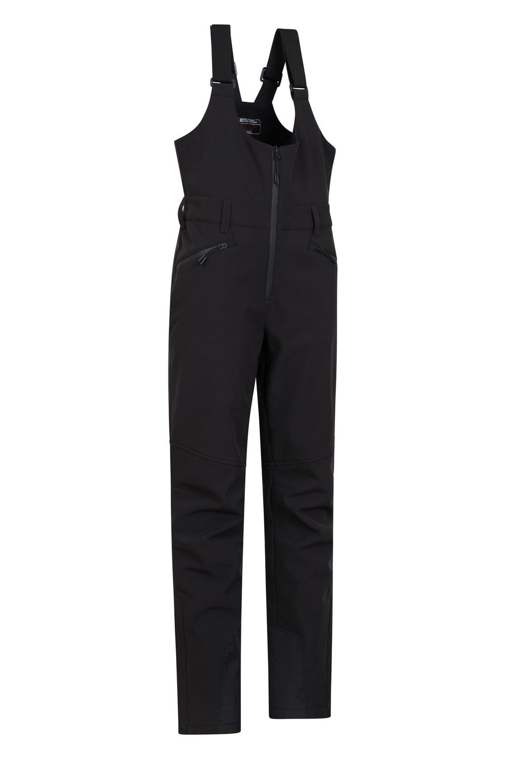 Black RECCO Bibbed Ski Trousers, Image 3 of 4