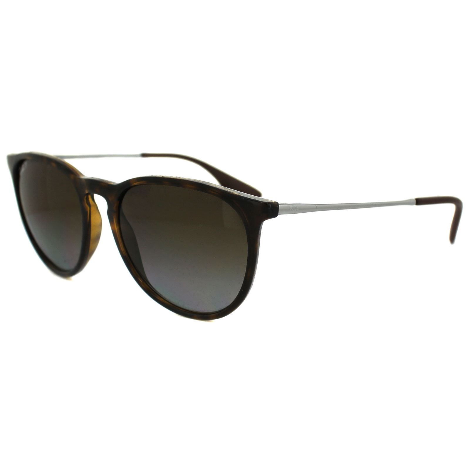 Brown Round Tortoise & Gunmetal Brown Gradient Polarized Erika 4171 Sunglasses, Image 2 of 3