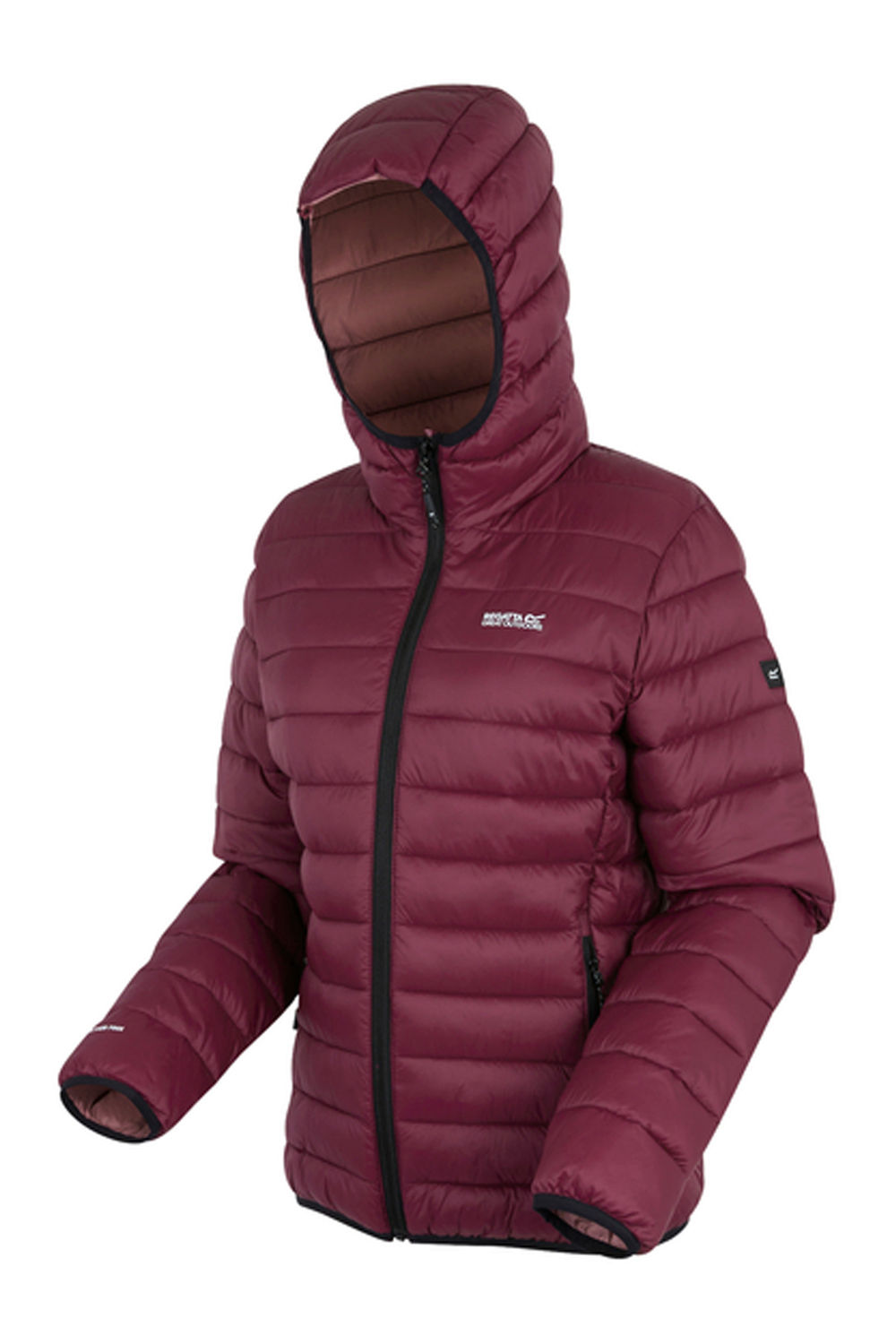 Red Marizion Hooded Padded Jacket, Image 3 of 4