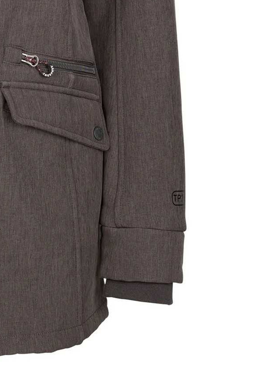 Dark Grey Anza TP75 Soft Shell Jacket, Image 4 of 4