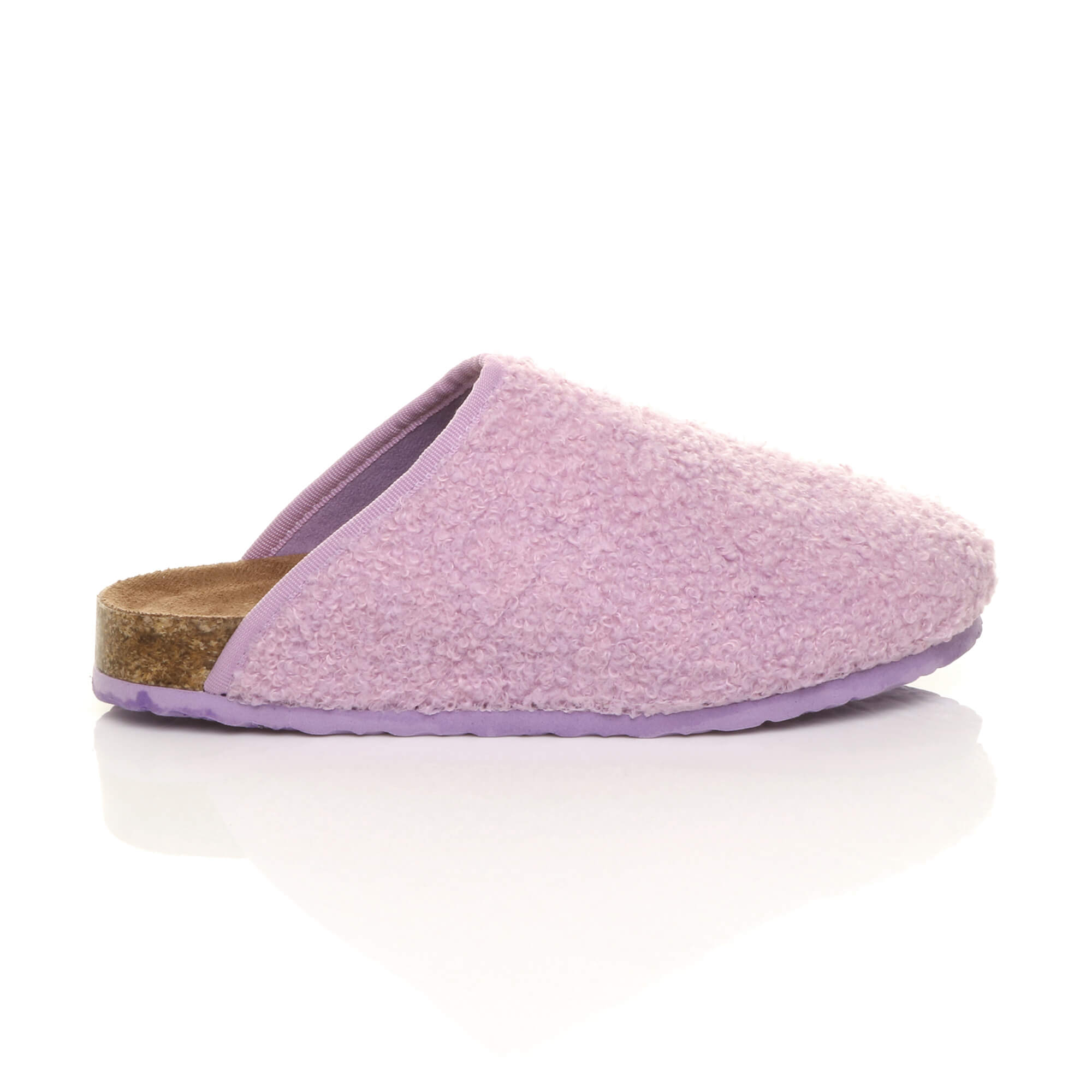 Lilac AJVANI Lilac Footbed Mules Slippers, Image 2 of 6