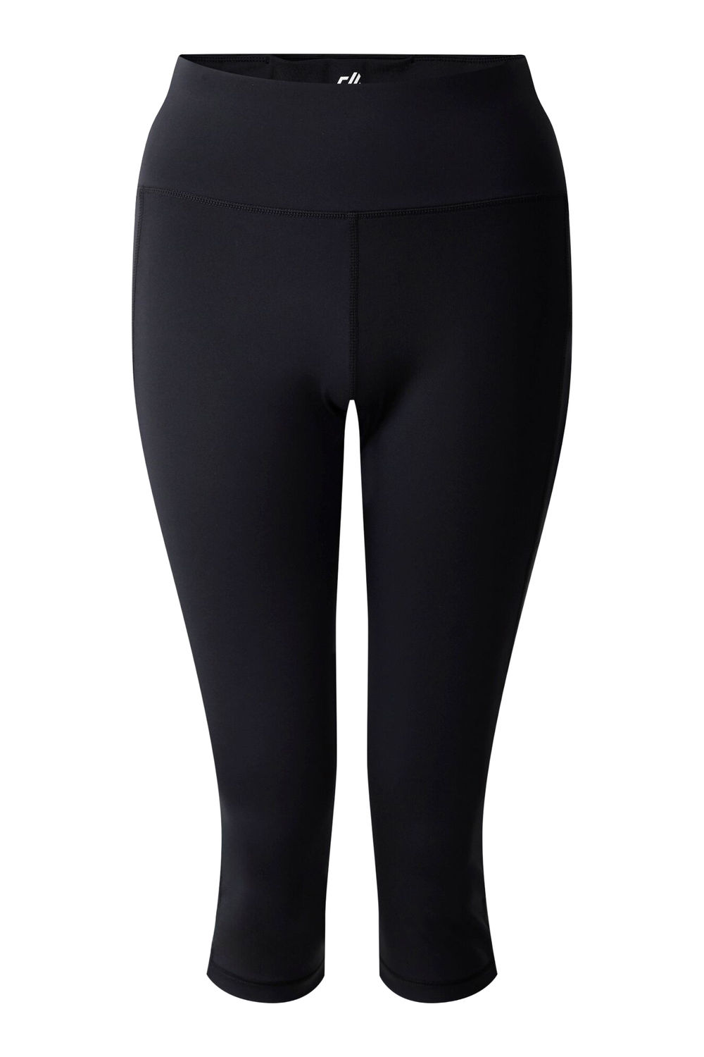Black Influential II Plain 3/4 Leggings, Image 1 of 5