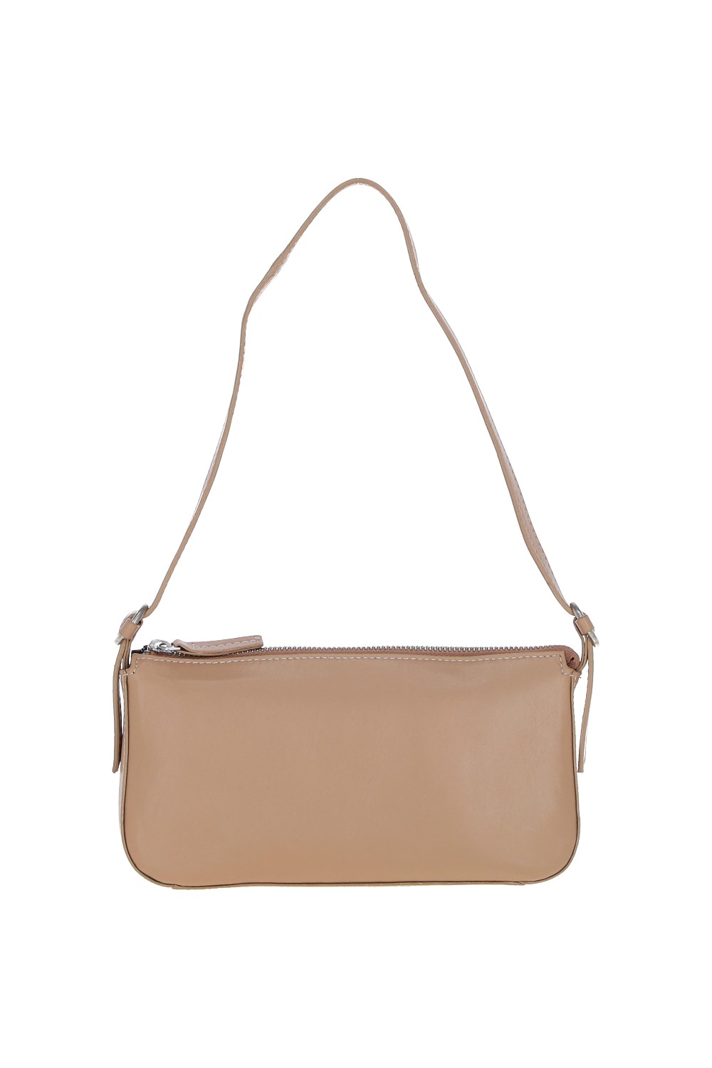 Tan Ashwood Leather Tan 'Tesoro Pelle' Plain Shoulder Bag, Image 3 of 3