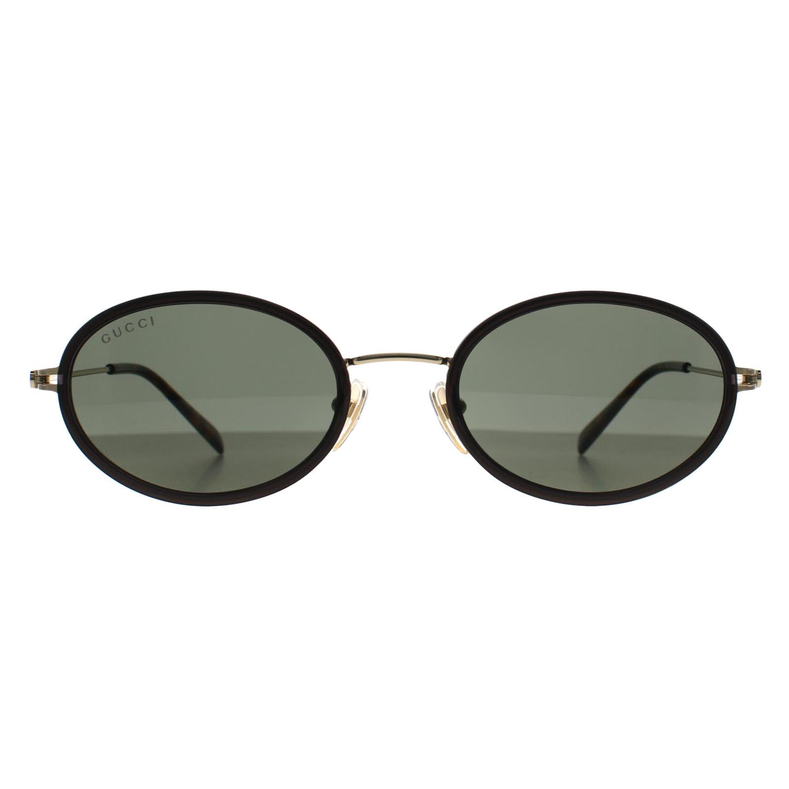 Black Oval Black Gold Green GG1980S, Image 1 of 3