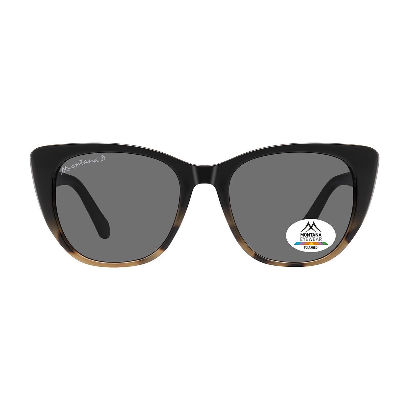 Black Cat Eye Tortoise Black Grey Polarized MP173, Image 1 of 3
