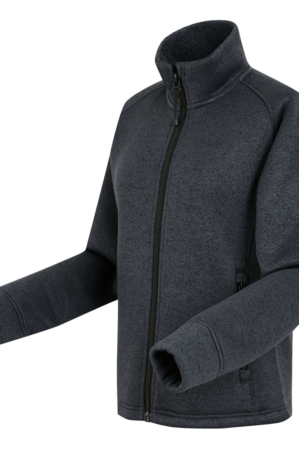 Grey Emilide Full Zip Fleece Jacket, Image 3 of 4