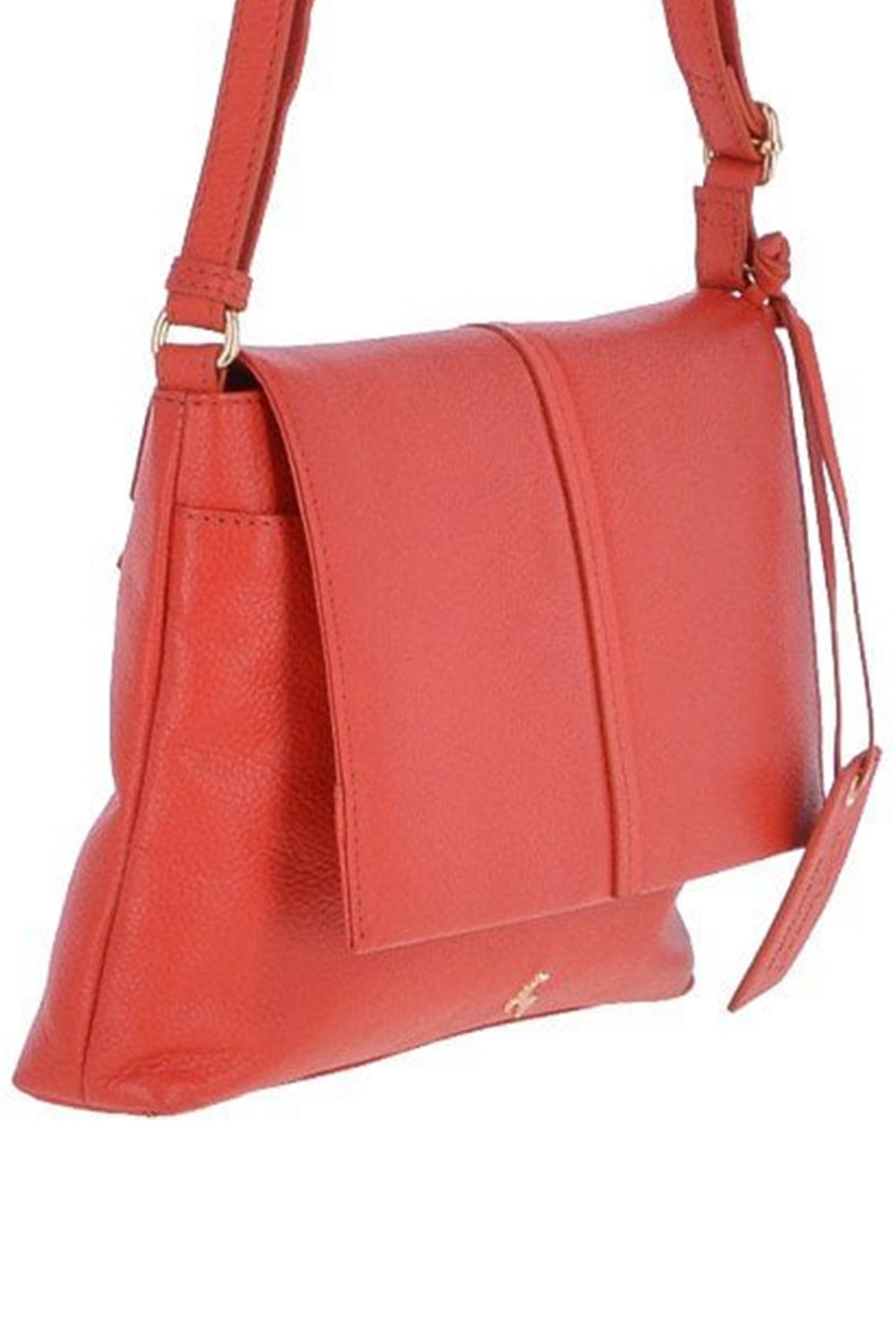 Orange Ashwood Leather Orange "Candy" Leather Shoulder Bag, Image 2 of 4