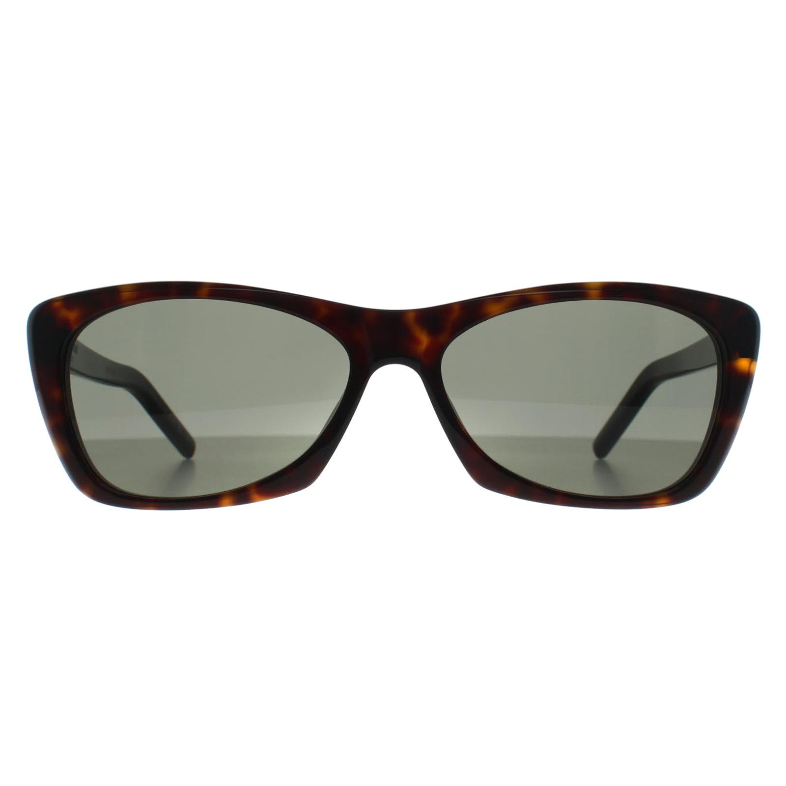 Brown Saint Laurent Brown Rectangle Havana Grey SL 613, Image 1 of 3