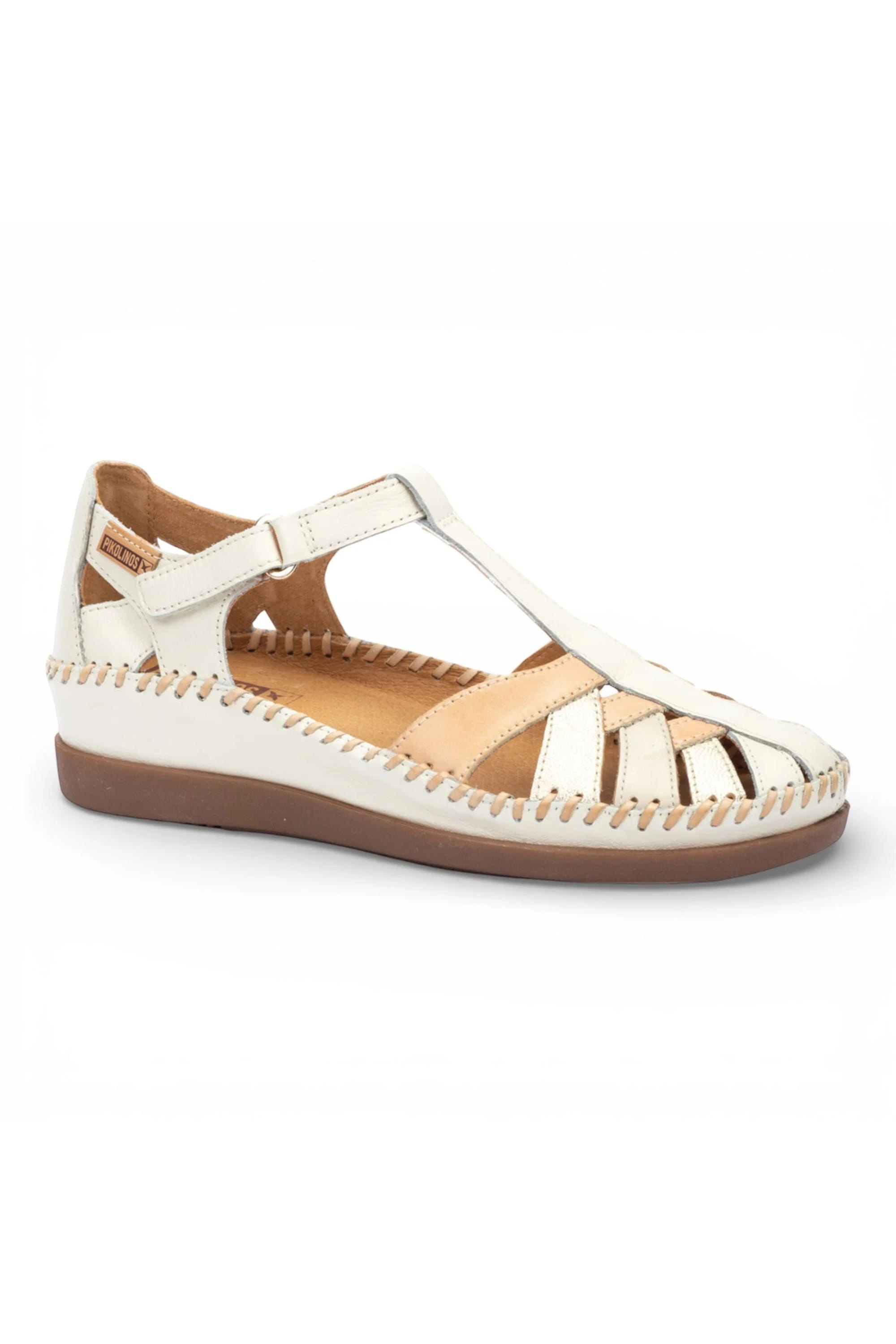 White Womens Soft Semi-Open Sandal-W8K-0705C1, Image 2 of 8