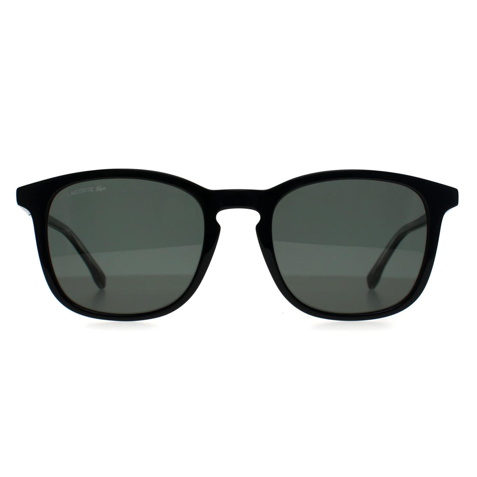 Black Lacoste Black Rectangle Black Green L961S, Image 1 of 3
